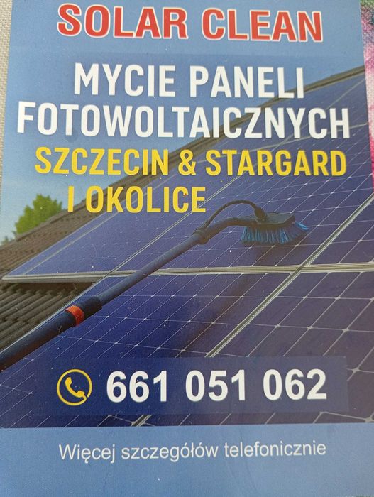 Profesjonalne myciem paneli fotowoltaicznych Szczecin & Stargard