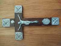 Crucifixo Antigo em Madeira Nobre