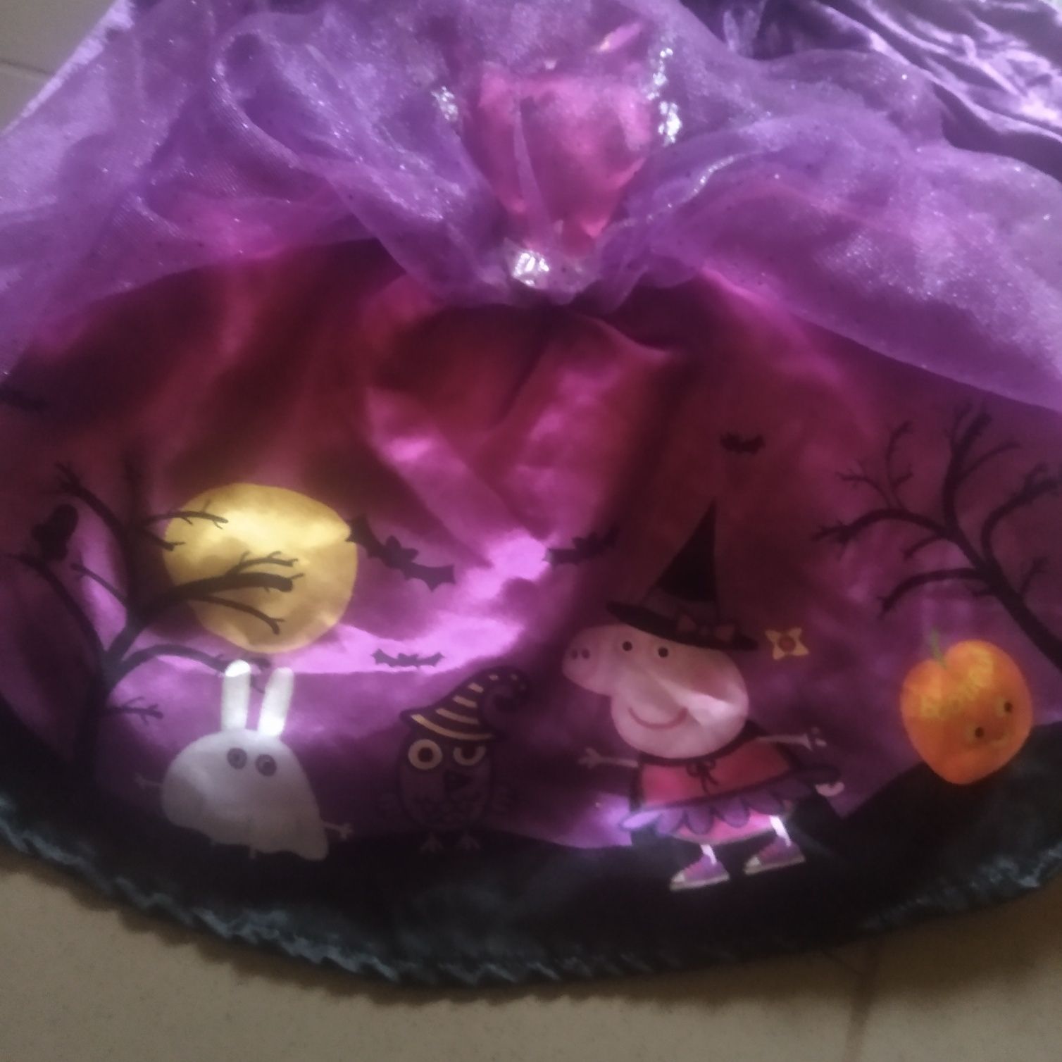Strój Peppa czarodziejka na 80-86 cm