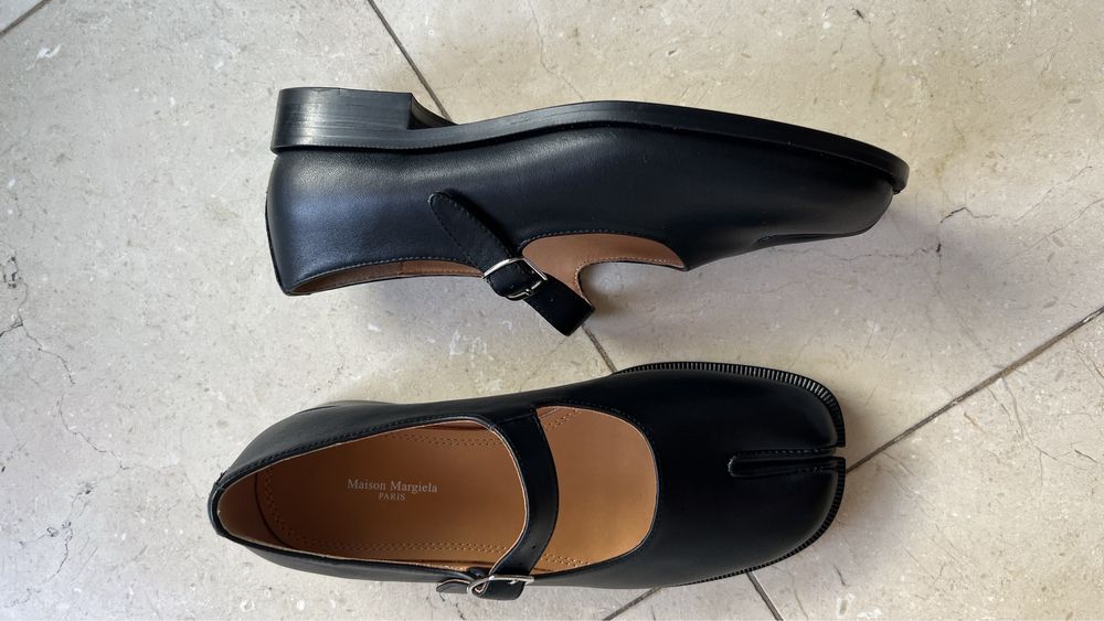Maison Margiela Mary Janes tabi, таби. Кожаные туфли,броги,дерби.34-41