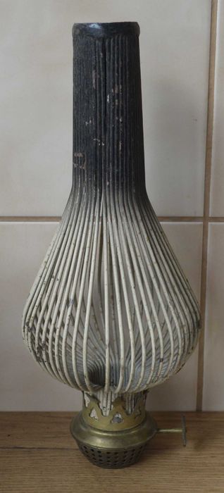 Lampa naftowa = Klosz z drutu +WZMPT nr 8- PKP do renowacji