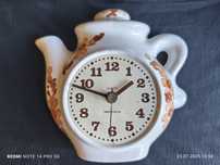 Zegar z porcelany mera poltik antyk