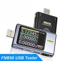 USB тестер FNIRSI FNB58 версія без Bluetooth fnb 58. Новий