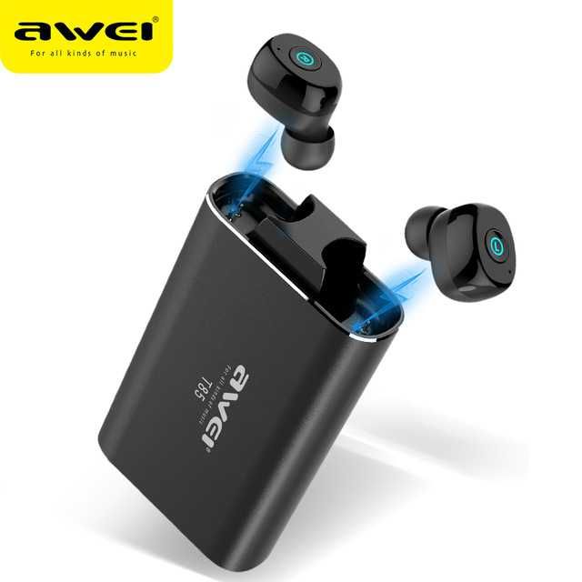 Навушники  Awei T85 bluetooth (б/в)+PowerBank 1800mAh 2-в-1