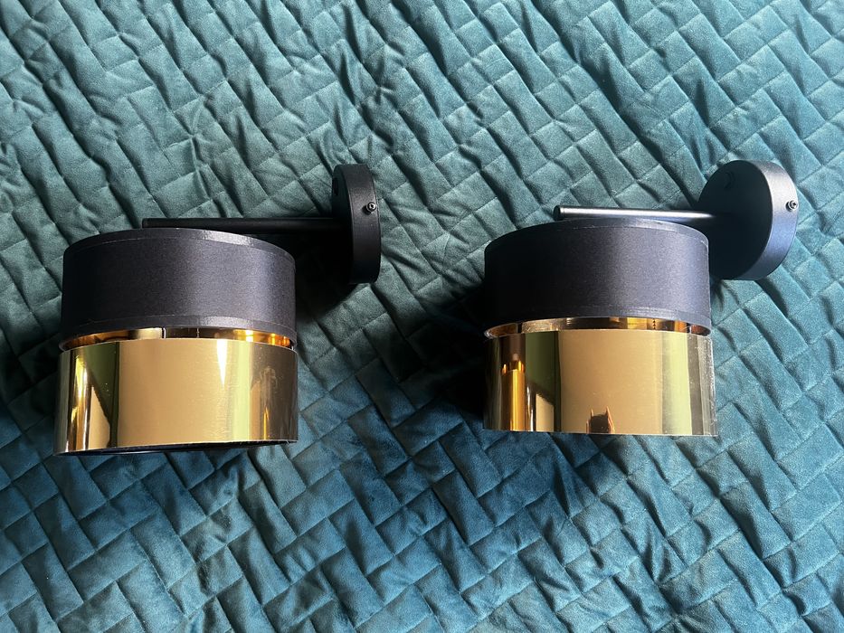 Kinkiet HILTON czarno złoty 4344 TK Lighting 2szt.