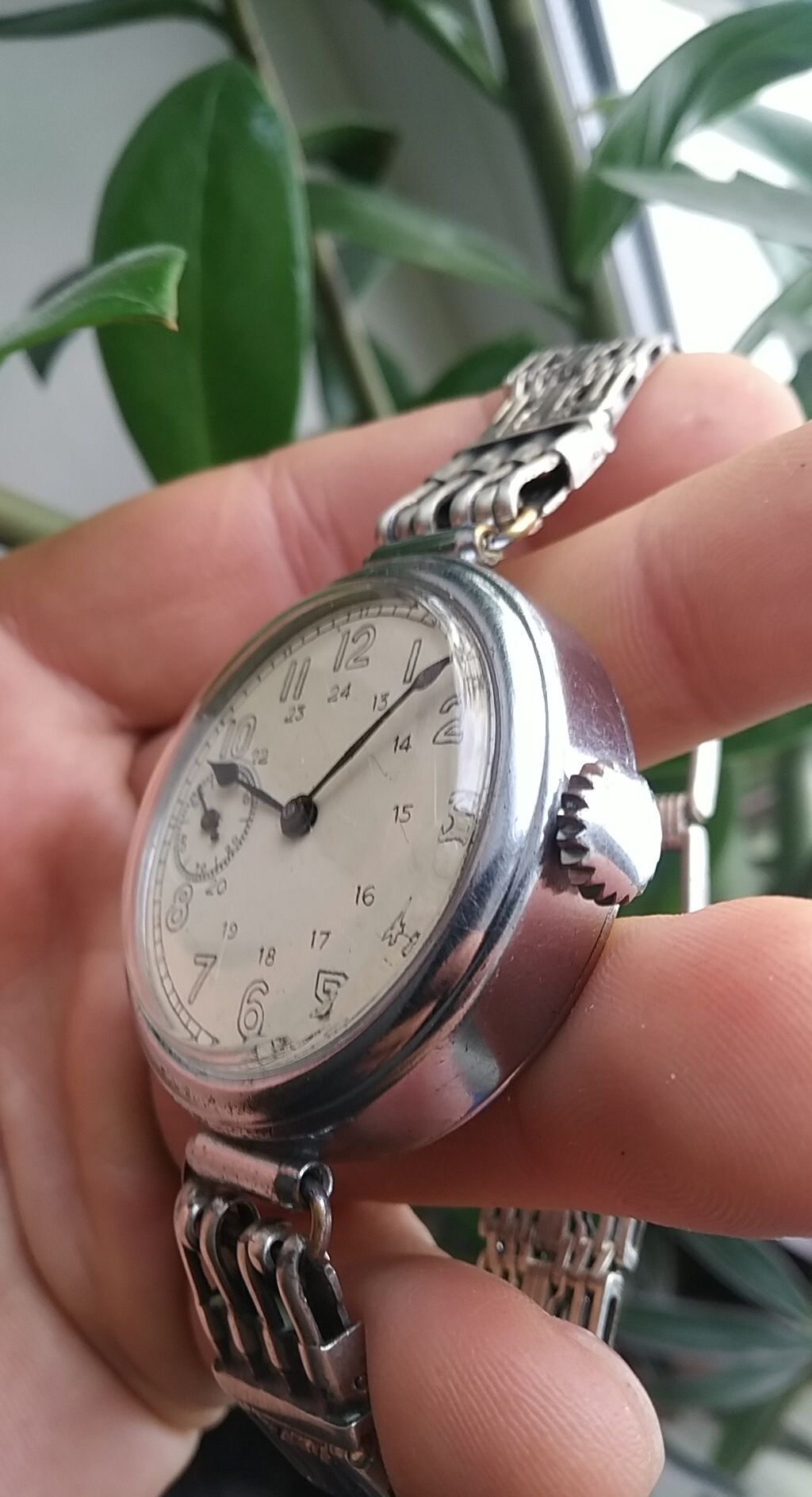 СОСТОЯНИЕ!!!Часы Кировские К43 с серебрянным браслетом СССР