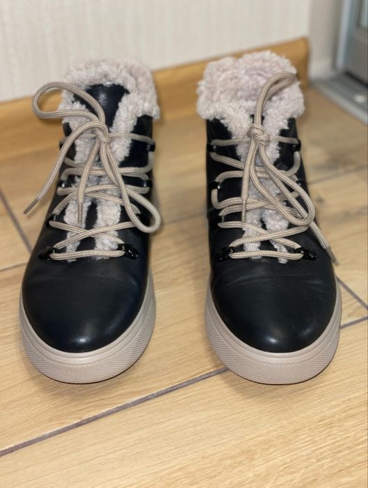 Ботінки шкіряні, зимове взуття шкіра