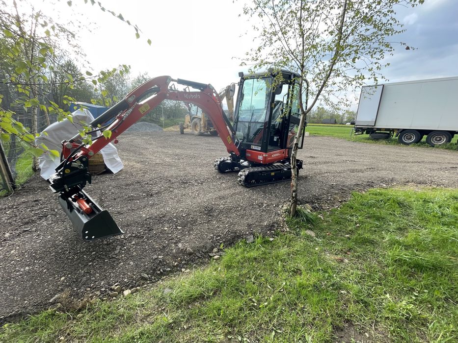 Usługi mini koparka wiertnica