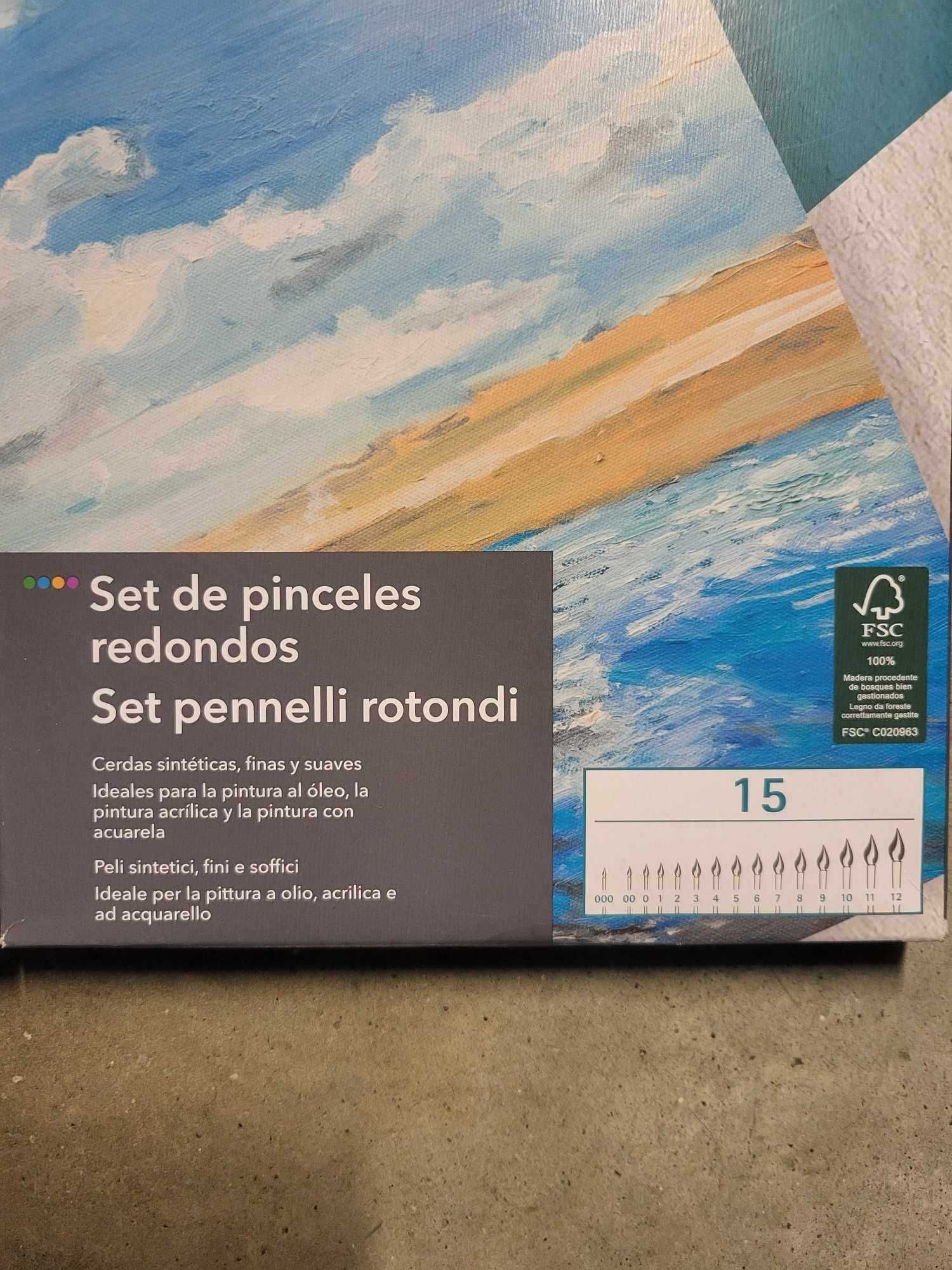 2 Conjuntos Pincéis, Crelando (NOVOS)