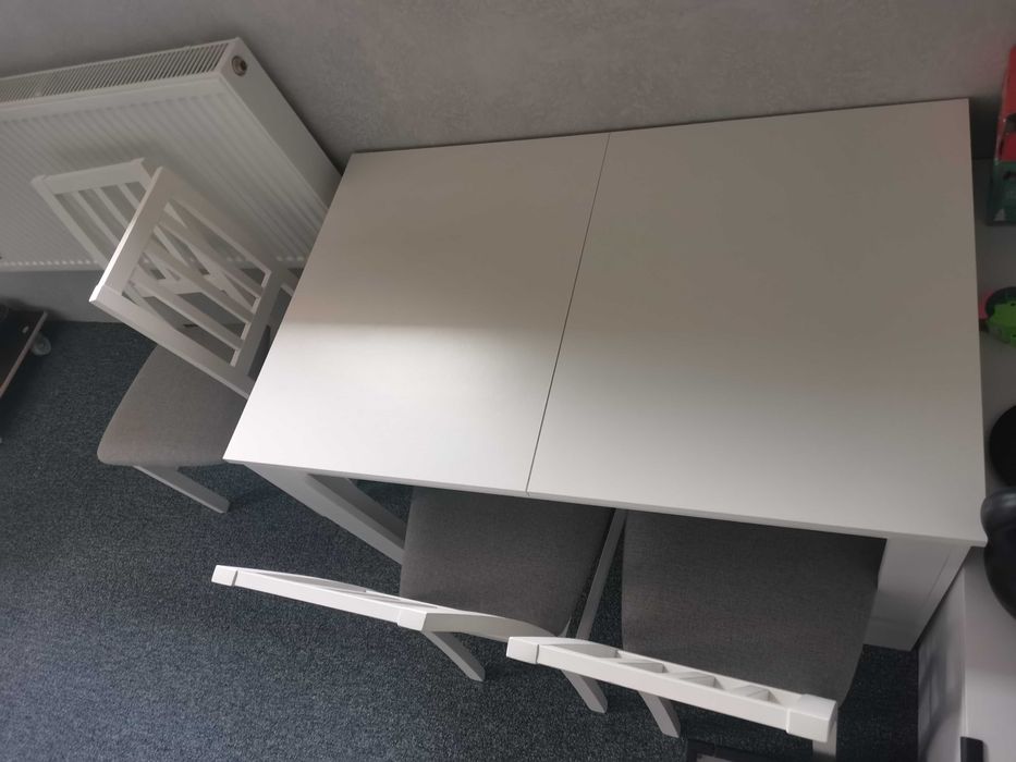 Zestaw stolik z krzesłami 120x75