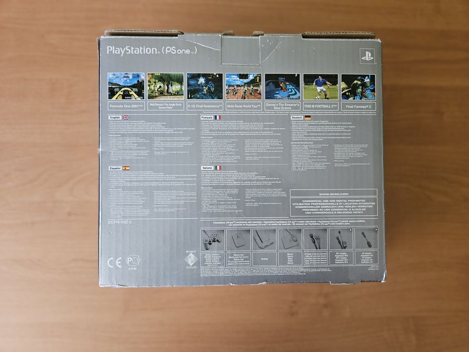 Konsola PlayStation PSone 102C kompletny stan kolekcjonerski