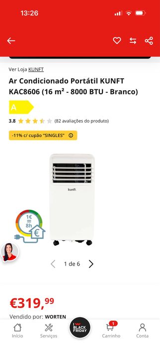 Ar condicionado usado