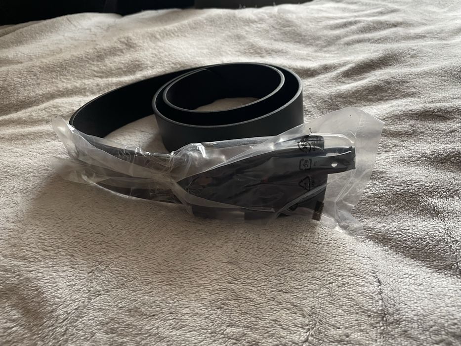 Чоловічий чорний шкіряний ремінь Levi’s 38019;0153