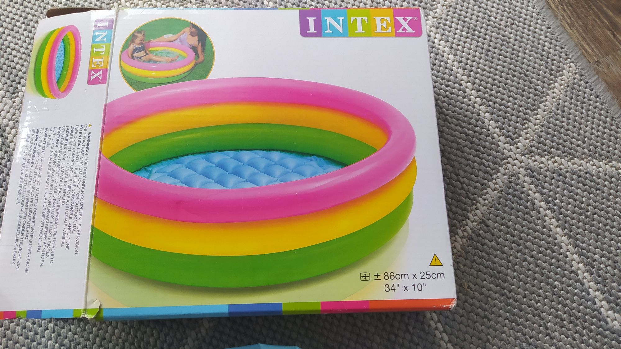 Basenik jak nowy Intex 86x25