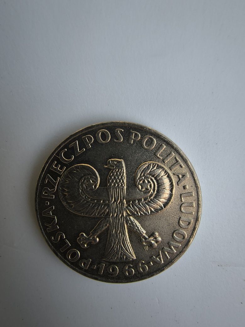 10 złotych 1966 rok mała kolumna