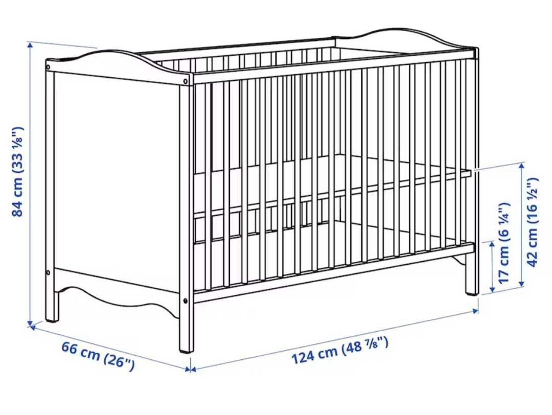 Berço + Colchão IKEA