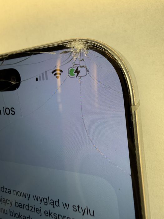 Zbity Oryginalny Wyświetalcz iPhone 16 Pro Max ZBITY