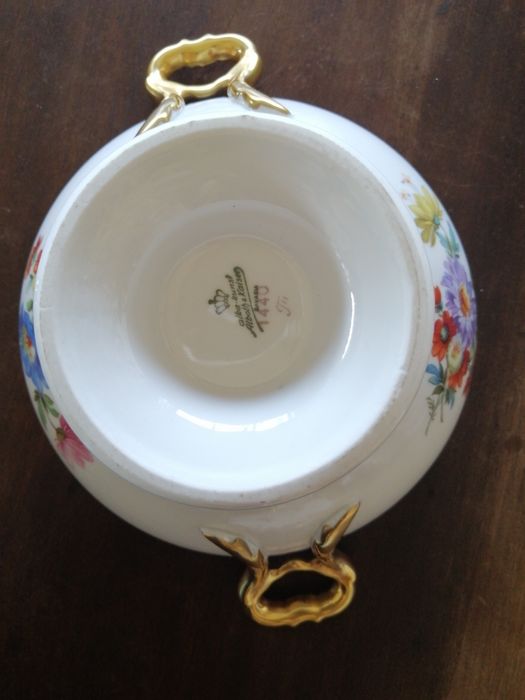 Mini "terrina" decorativa de porcelana da Bavaria