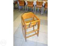 Cadeira de bebê para restauração madeira solid wood