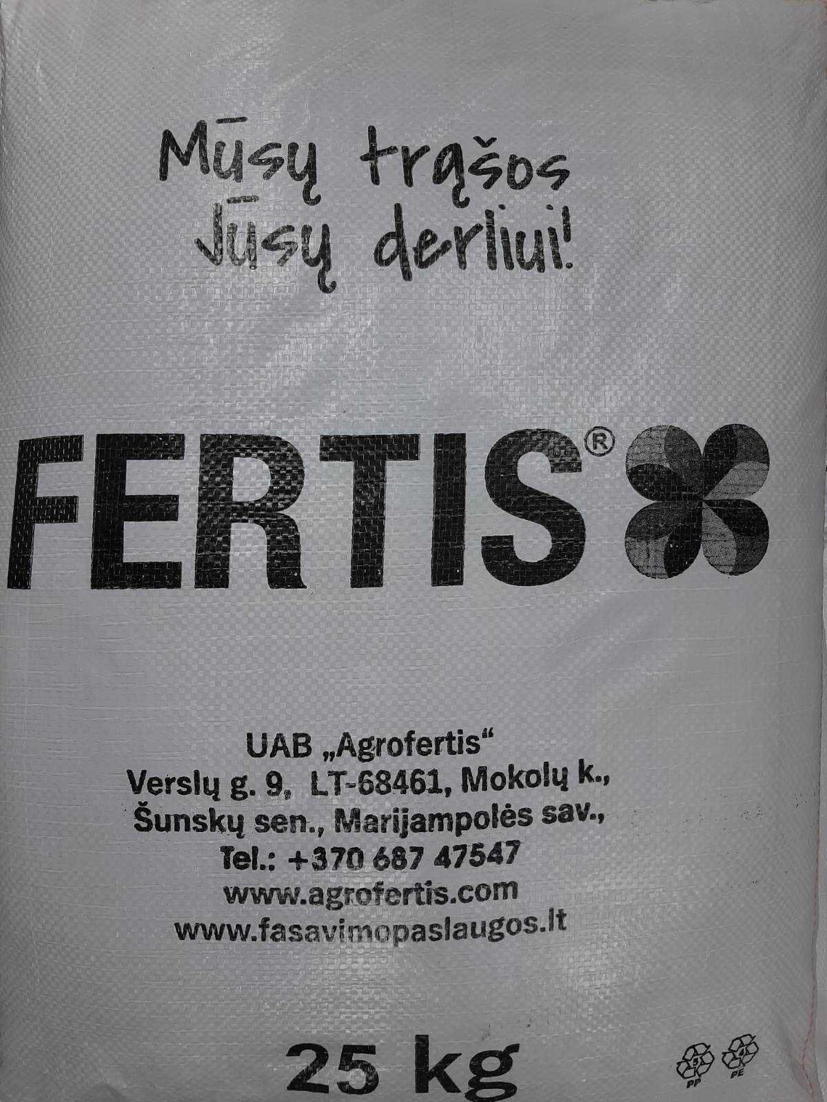 Удобрение для газона Fertis 17-6-11 + ME 25кг Литва.