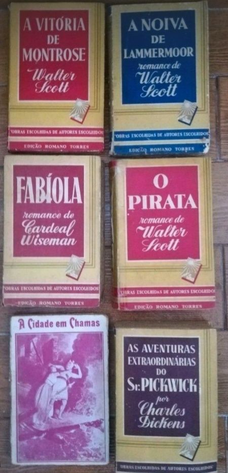 Conjunto de 5 Livros Romano Torres (Anos 60)