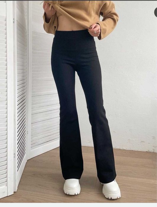 клеш штани чорні