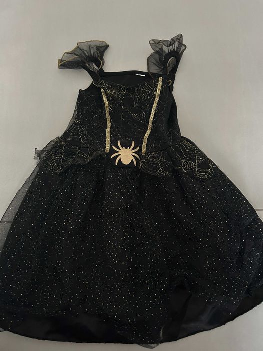 Strój przebranie pajęczyca Pani Noc Andrzejki 3/4lata