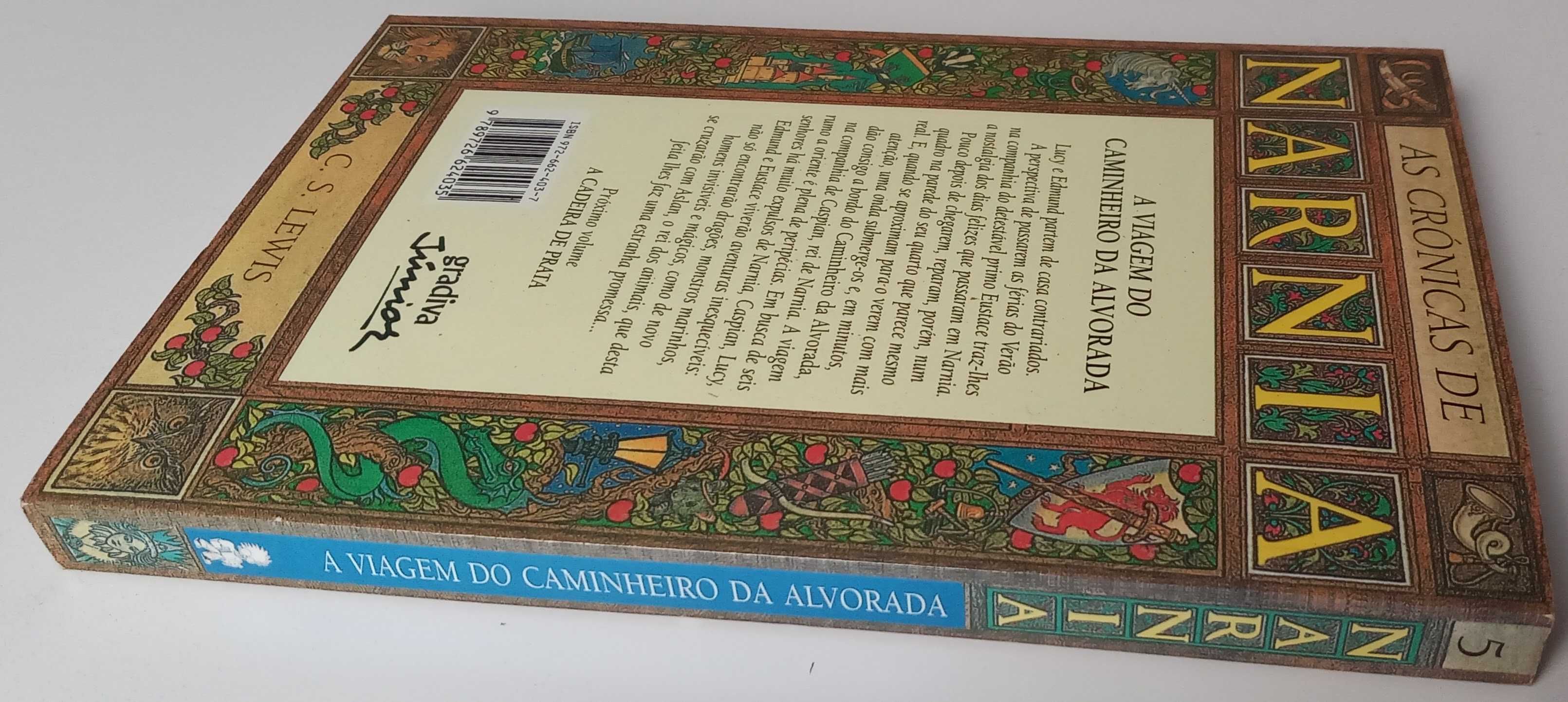 Crónicas de Narnia 1as Ed. Gradiva CS Lewis, Colecionadores/Collectors