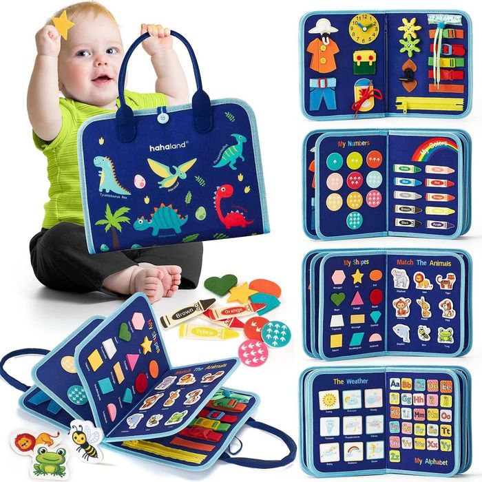 Tablica Manipulacyjna Sensoryczna Montessori KOLORY KSZTAŁTY XXL B107
