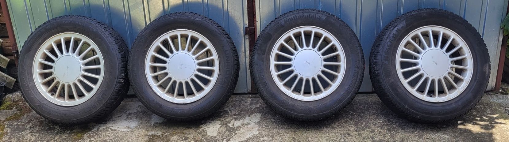 Koła zimowe 15" felgi aluminiowe Saab 195/65/r15 4 szt. Opel 5x100