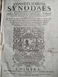 Constituições Synodaes do Bispado de Coimbra - 1731