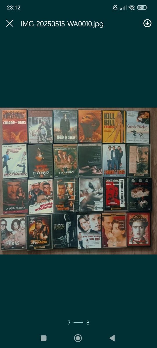 DVDs coleção de vários DVDs