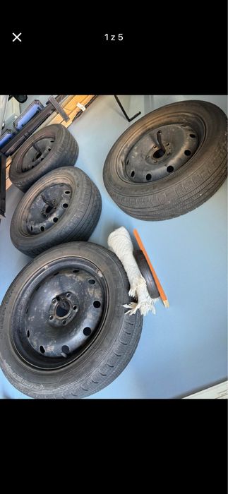 Felgi stalowe 16 z oponami zimowymi