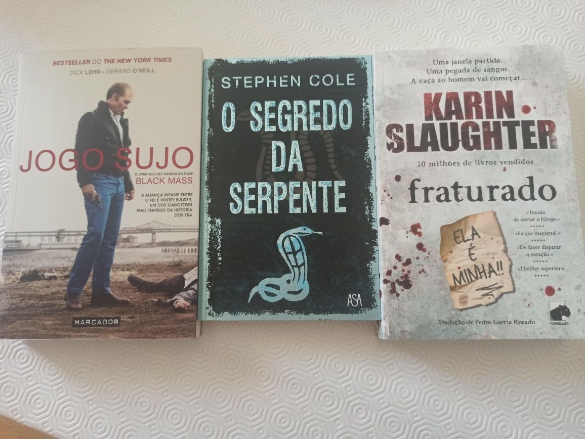 Vários livros 8€ cada