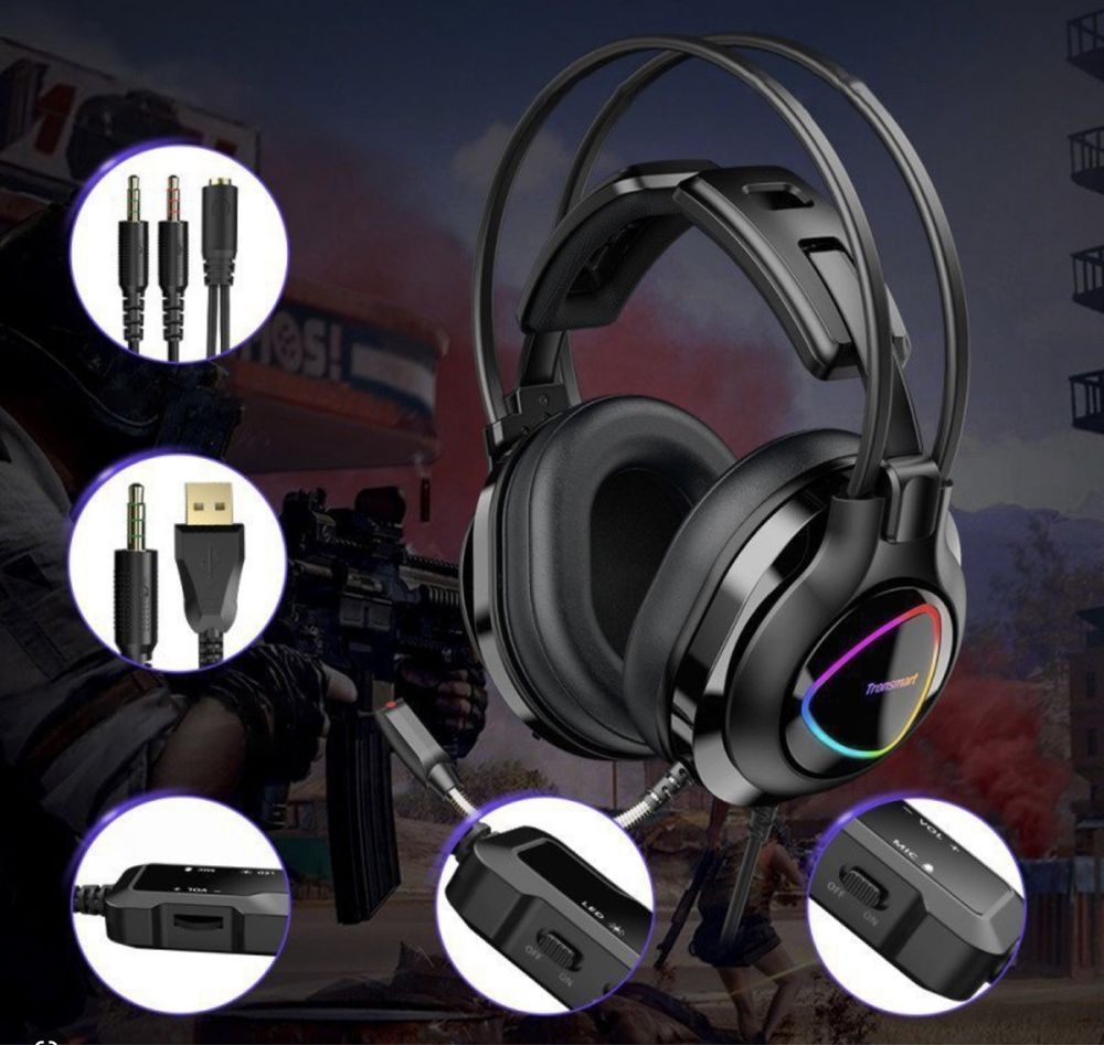 Słuchawki wokółuszne Tronsmart Glary Alpha Gaming Headset