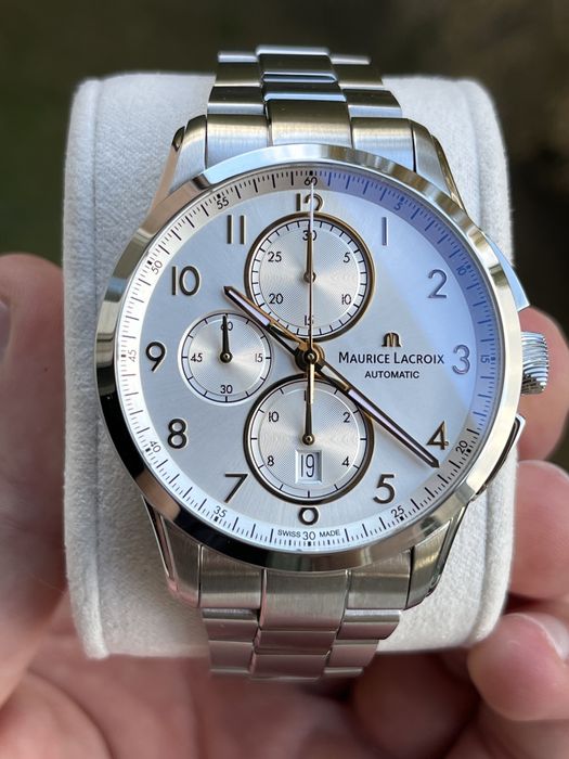Швейцарский механический хронограф Maurice Lacroix Pontos PT6388-SS002