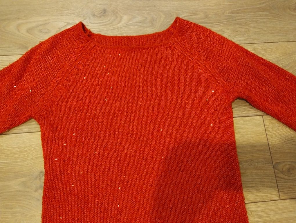 Czerwony / malinowy sweter