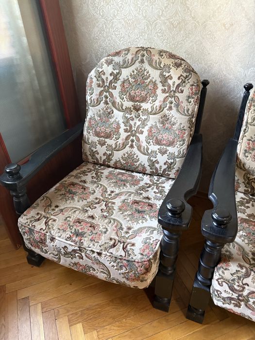 Sofa i fotele z PRL-u