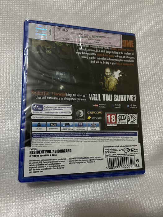 Resident Evil 7 selado