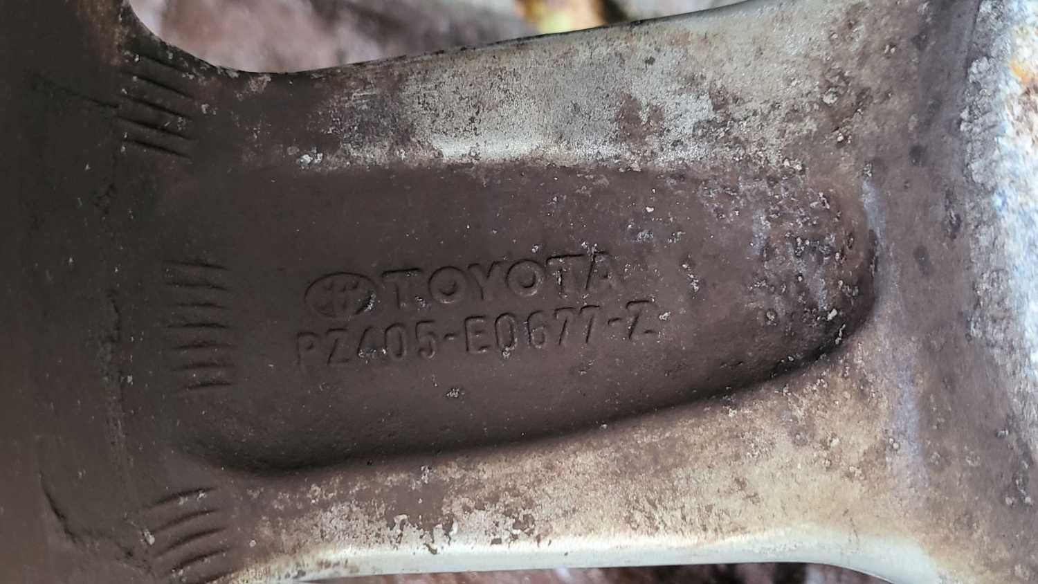 Alufelgi 15" 4x100 Toyota Corolla