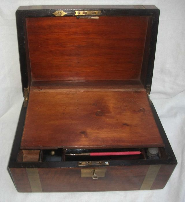 Caixa de escrita antiga século XIX