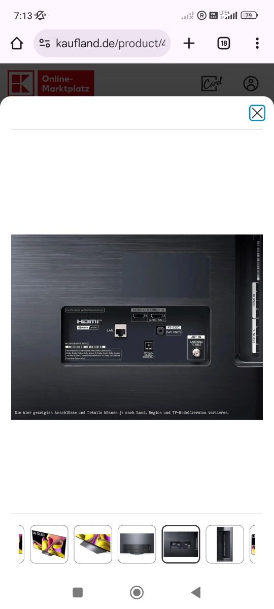 Telewizor OLED B3 LG/ Philips OLED różne modele