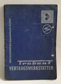 Książka TRABANT Autoryzowane Warsztaty DDR '76