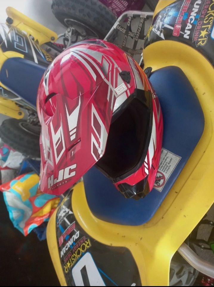 Capacete motocross para criança