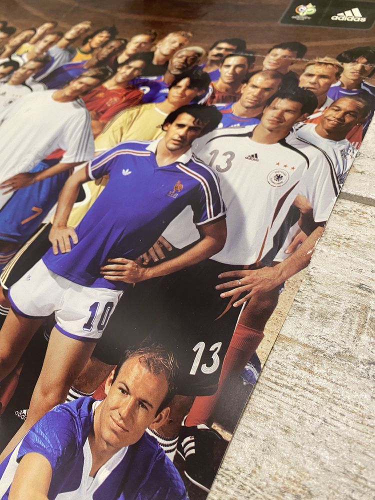 Плакат FIFA World Cup 2006, Зірки Adidas різних часів