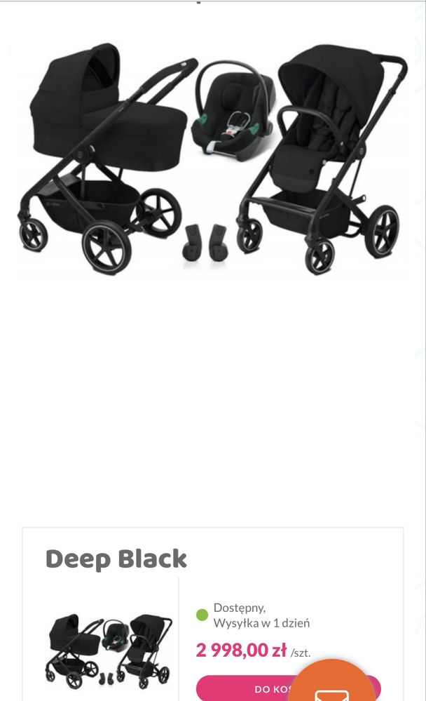 Wózek 3w1 Cybex Balios S
