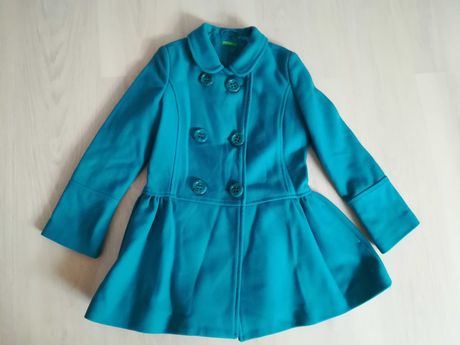 Płaszcz dla dziewczynki Benetton 7-8 lat 128-140