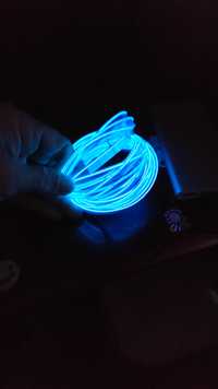 Холодная неоновая подсветк , 5 метров USB