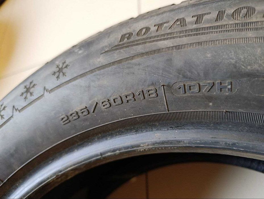 Комплект шин б/у 235/60R18 107H Dunlop Winter Sport 5 SUV