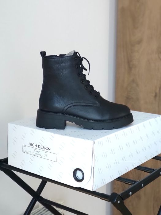 Зимові черевики на хутрі натуральна шкіра